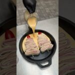 🥓 Christmas Tree Ham & Cheese Tortilla Breakfast #Shorts