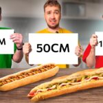 10 VS 50 VS 100 см ЕДЫ ЧЕЛЛЕНДЖ!