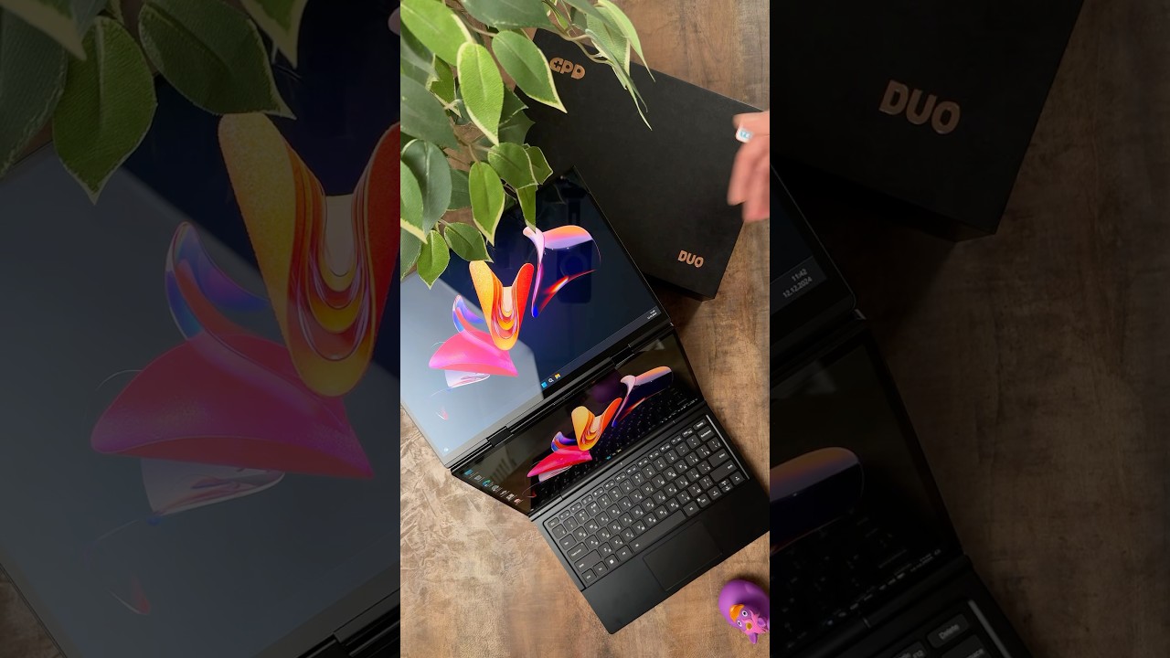GPD DUO — лэптоп с двумя экранами 💻