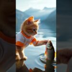 Ловлю рыбку!🥰 #симбочка #симба #рыбалка