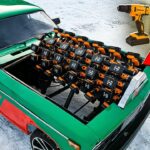 ДВИГАТЕЛЬ из 50 ШУРУПОВЕРТОВ — ПЕРВЫЙ ВЫЕЗД