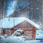 ЖИЗНЬ В ТАЙГЕ. ПРИШЛА РОСОМАХА. ДОБЫВАЮ КУРОПАТОК НА ЕДУ. ЯЙЦА ЗАМЕРЗЛИ.