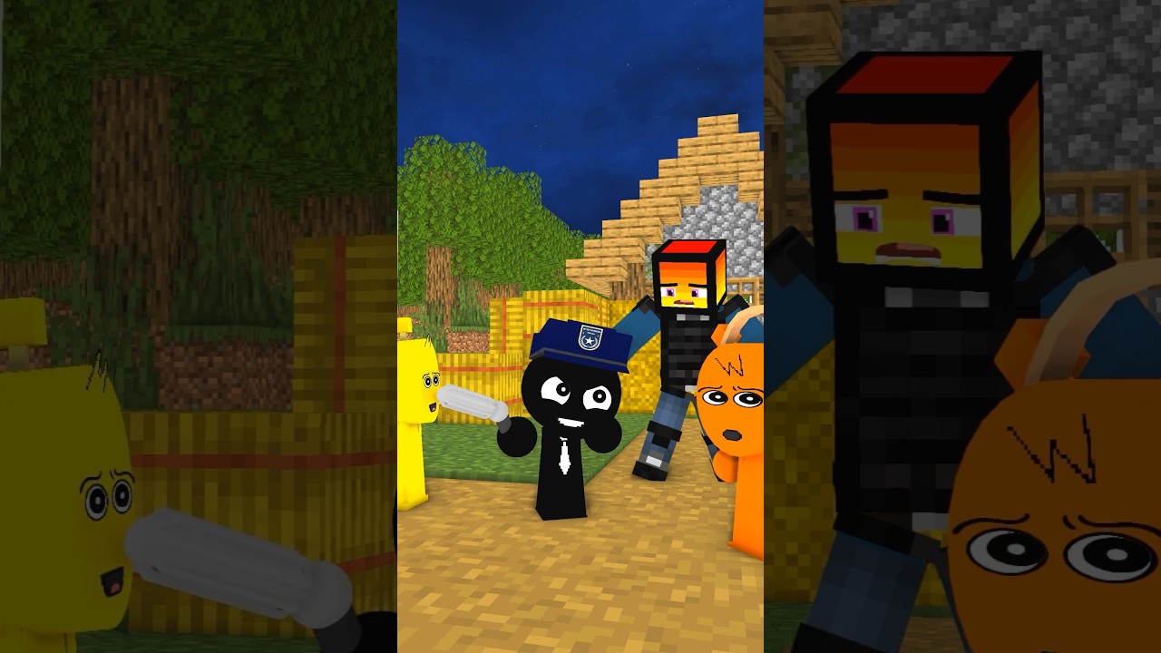 Incredibox Sprunki — Help Joe Police find everything Black stole.