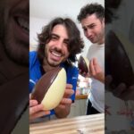 Italians try CHOCOLATE EGG HACK @chefkoudy